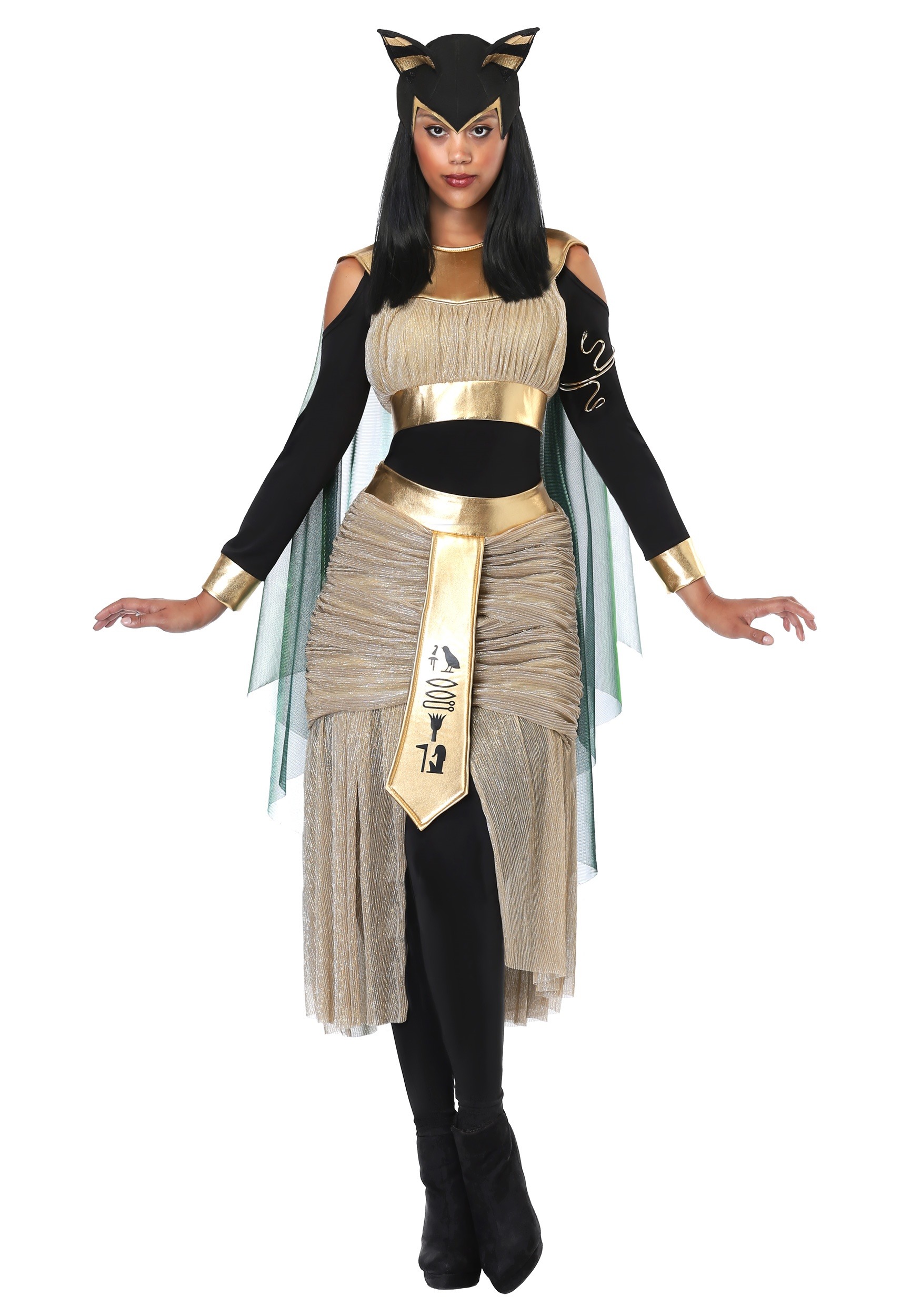 Music Legs élégant égyptien Bastet Halloween Costume 70758 