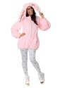 Women's Fuzzy Pink Bunny Costume-update1