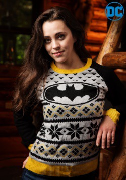 Batman Womens Holiday Sweater