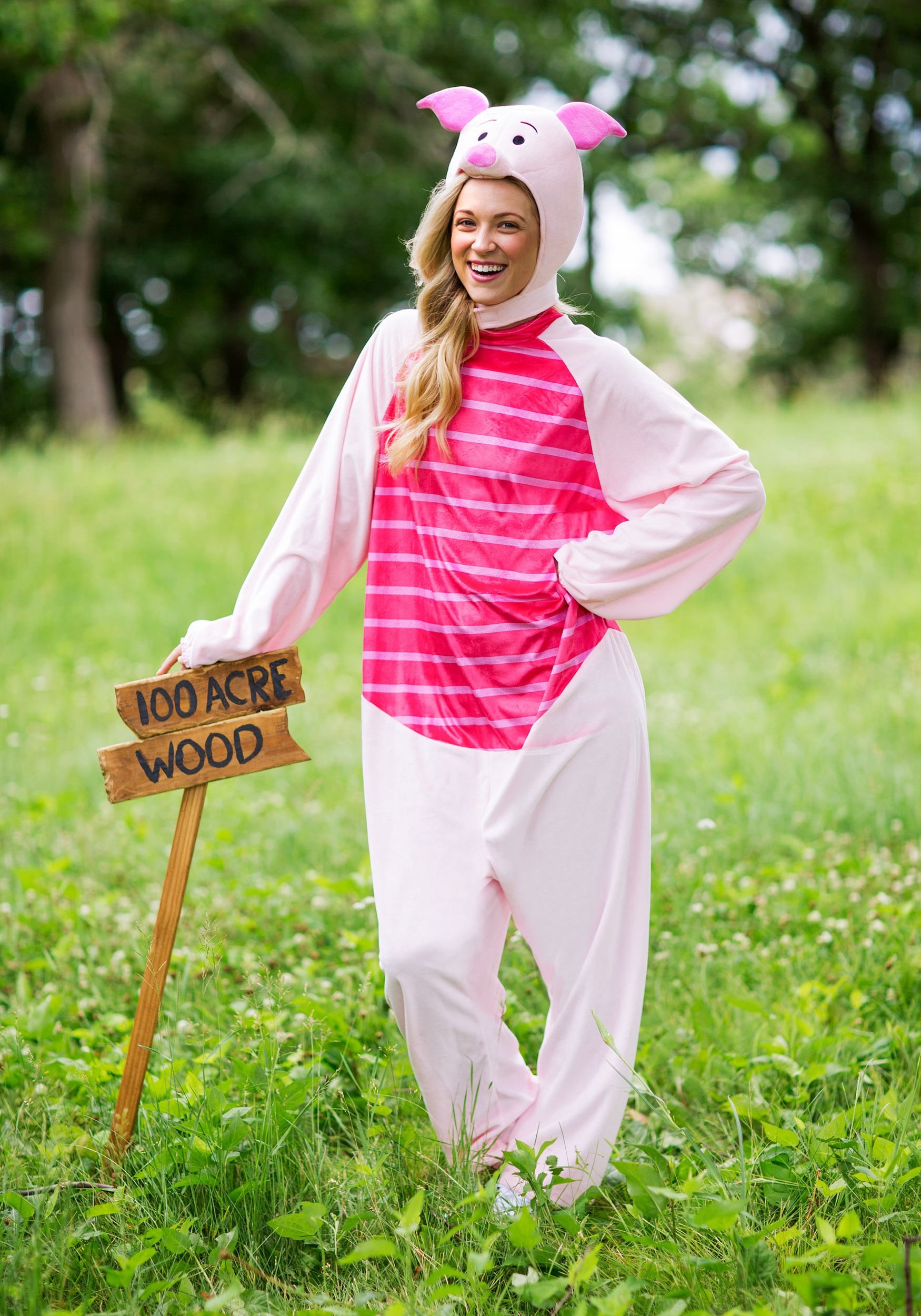 Winnie the Pooh Piglet Deluxe Costume for Adults