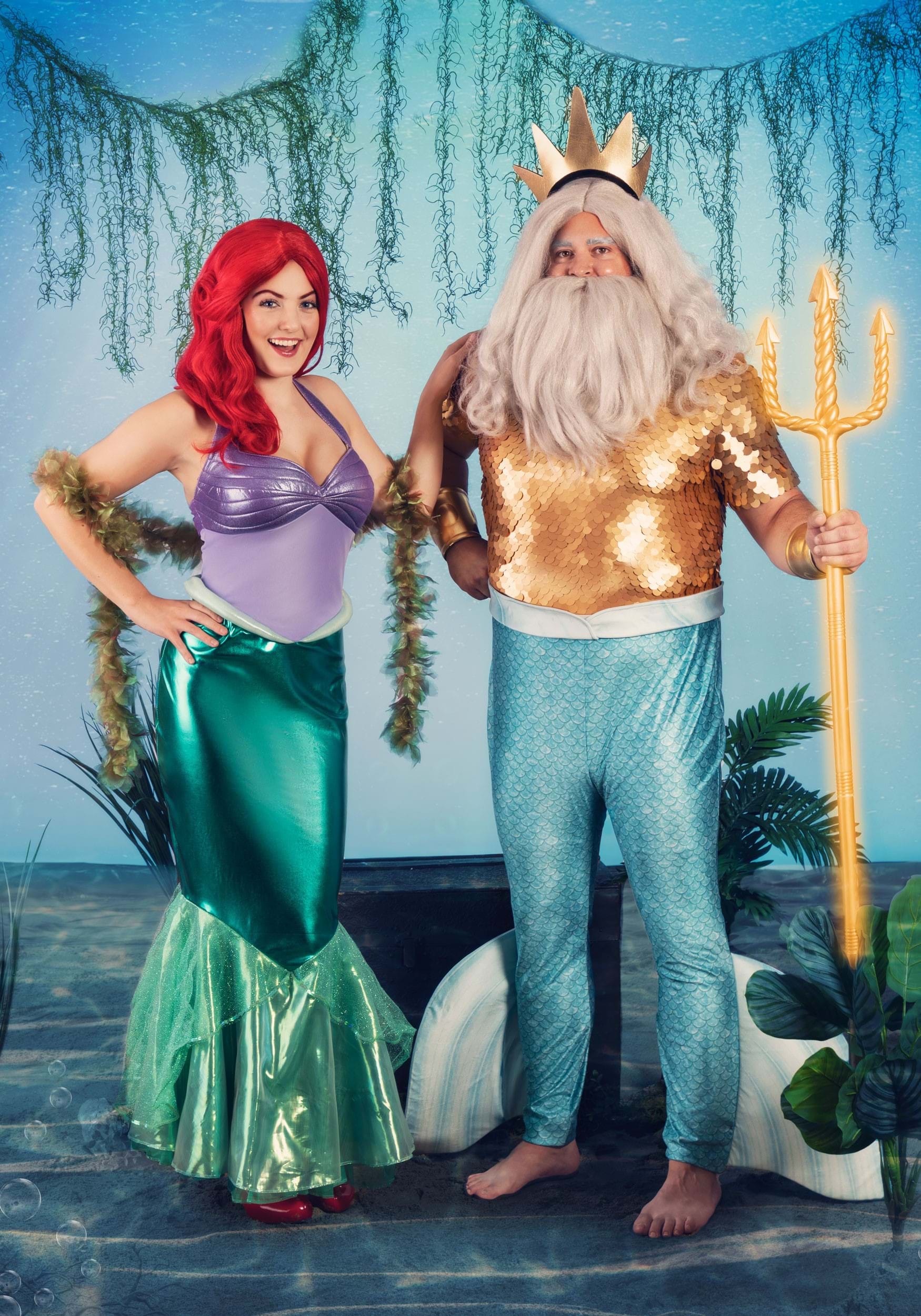 little mermaid couple costumes