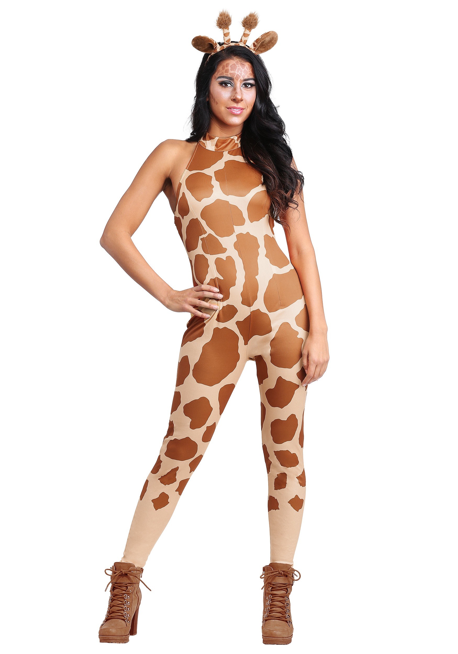 giraffe costume makeup