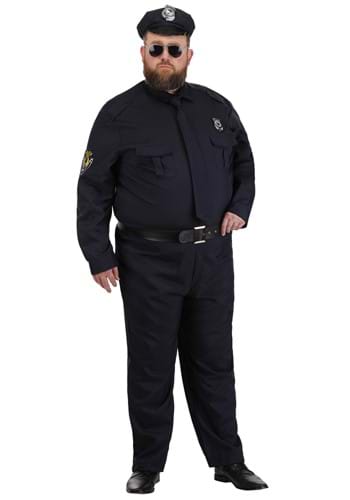Plus Size Men's Cop Costume