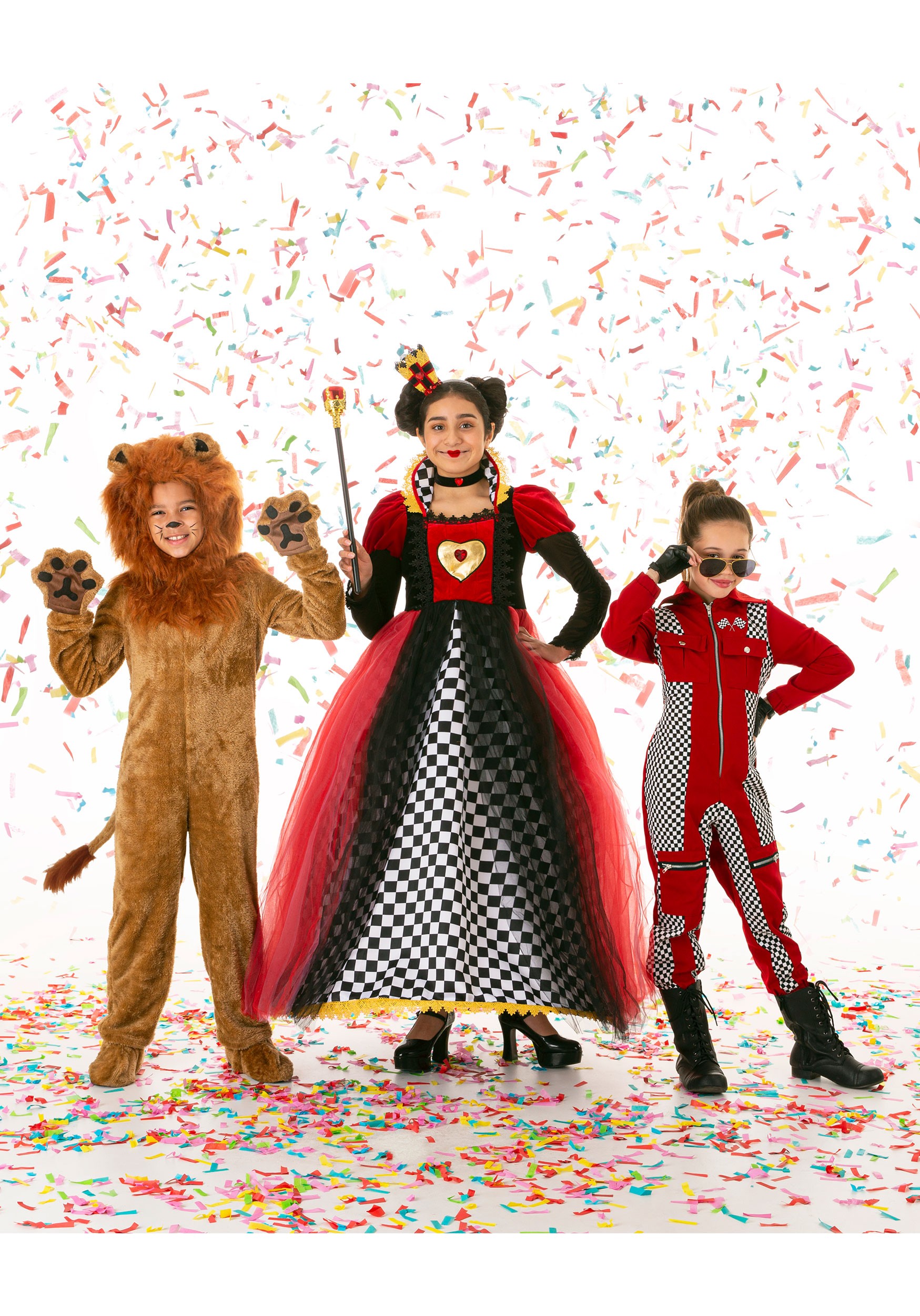 Kid's Ravishing Queen of Hearts Costume | Queen Costumes