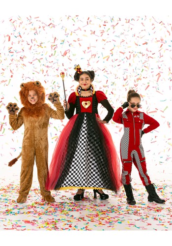 Kid's Ravishing Queen of Hearts Costume | Queen Costumes