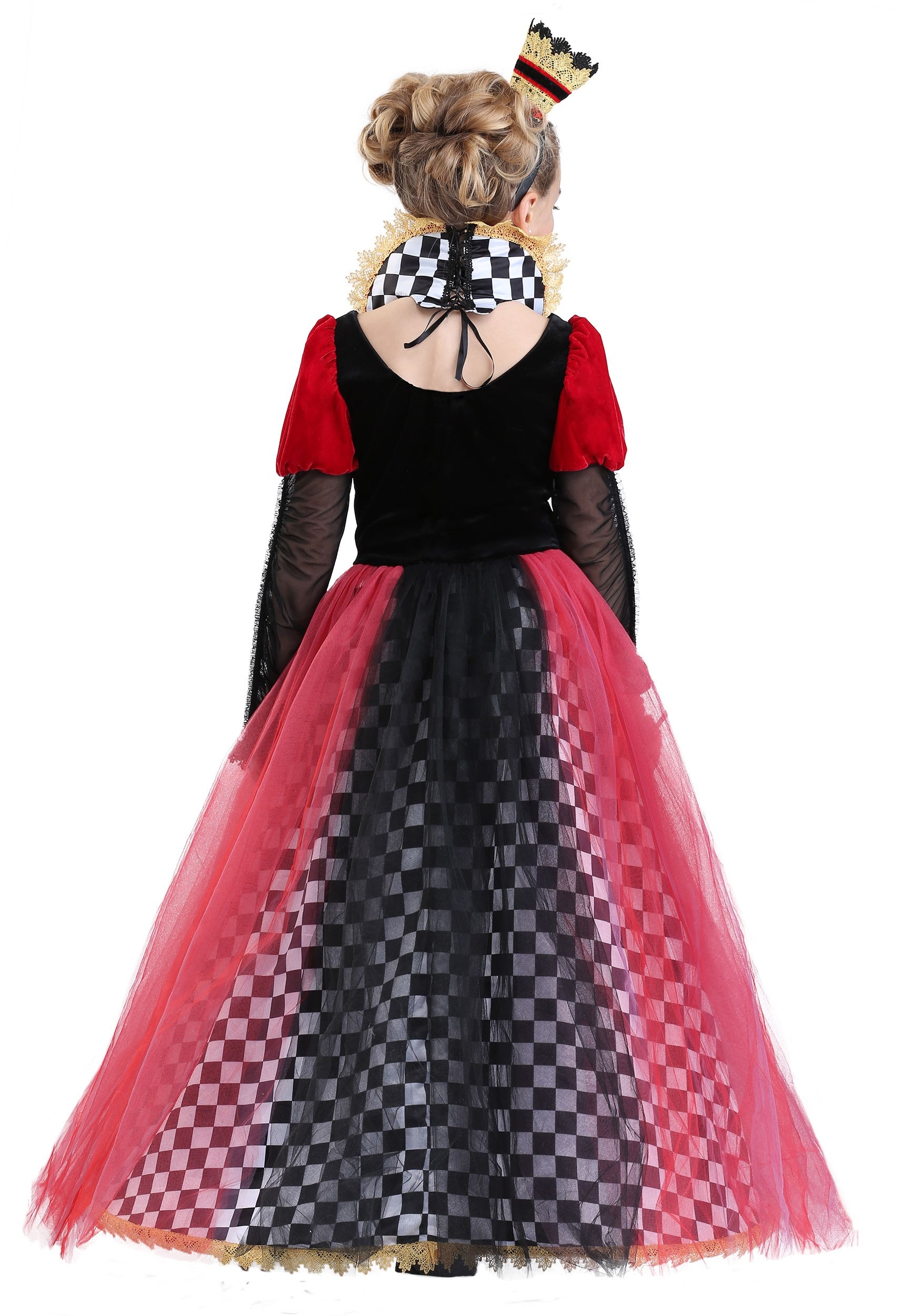 Ravishing Queen of Hearts Costume for Girls