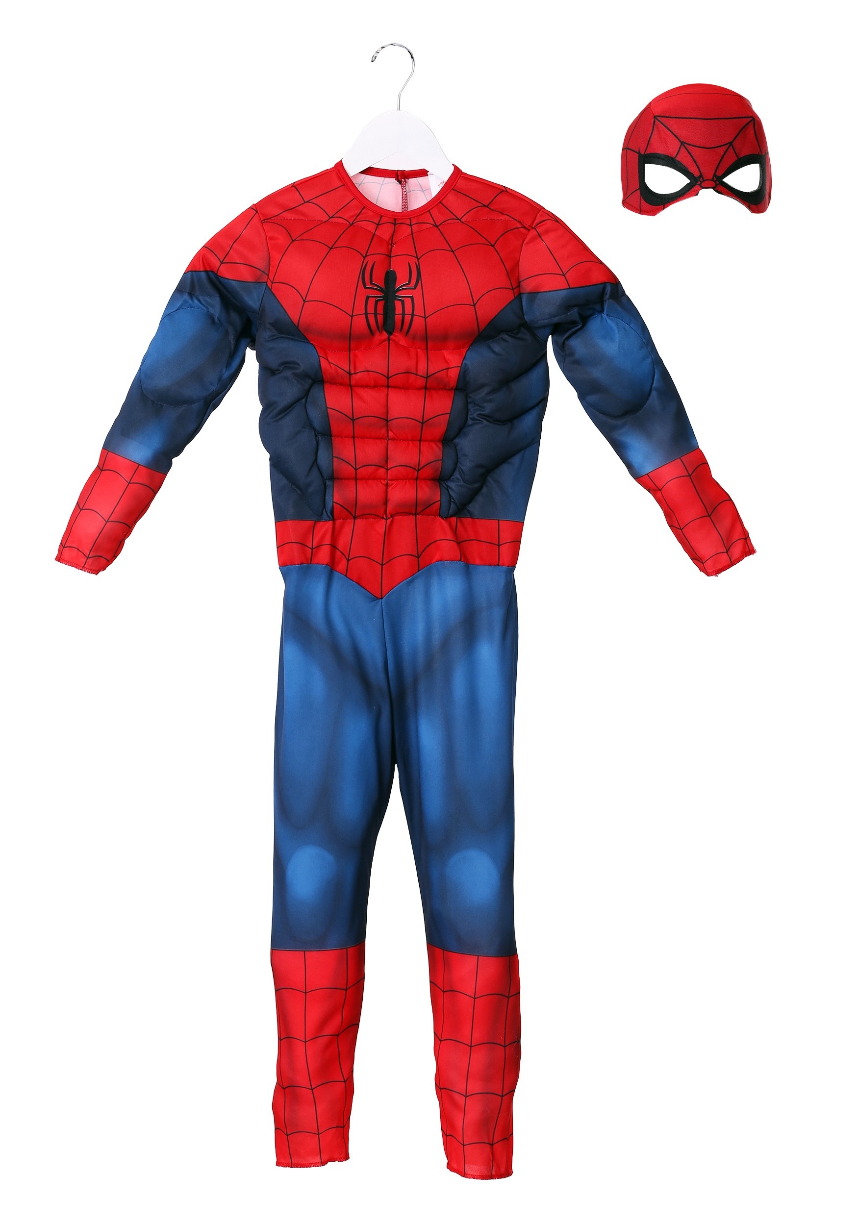 Suit Yourself Classic Spider-Man Muscle Halloween Costume for Toddler Boys Includes Headpiece 3-4T