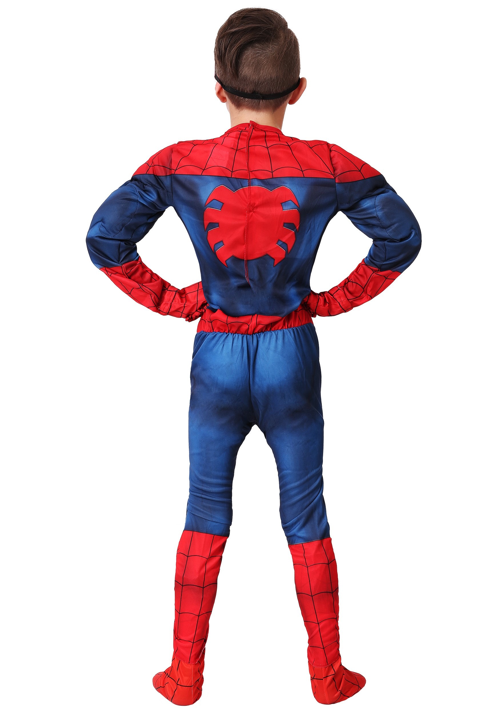 Boys Child Marvel Collection Amazing SPIDERMAN 2 Deluxe Spiderman Costume 
