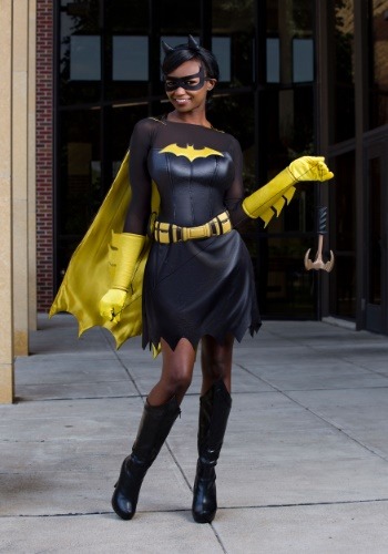 Women's DC Comics Batgirl Costume, As Shown, Plus