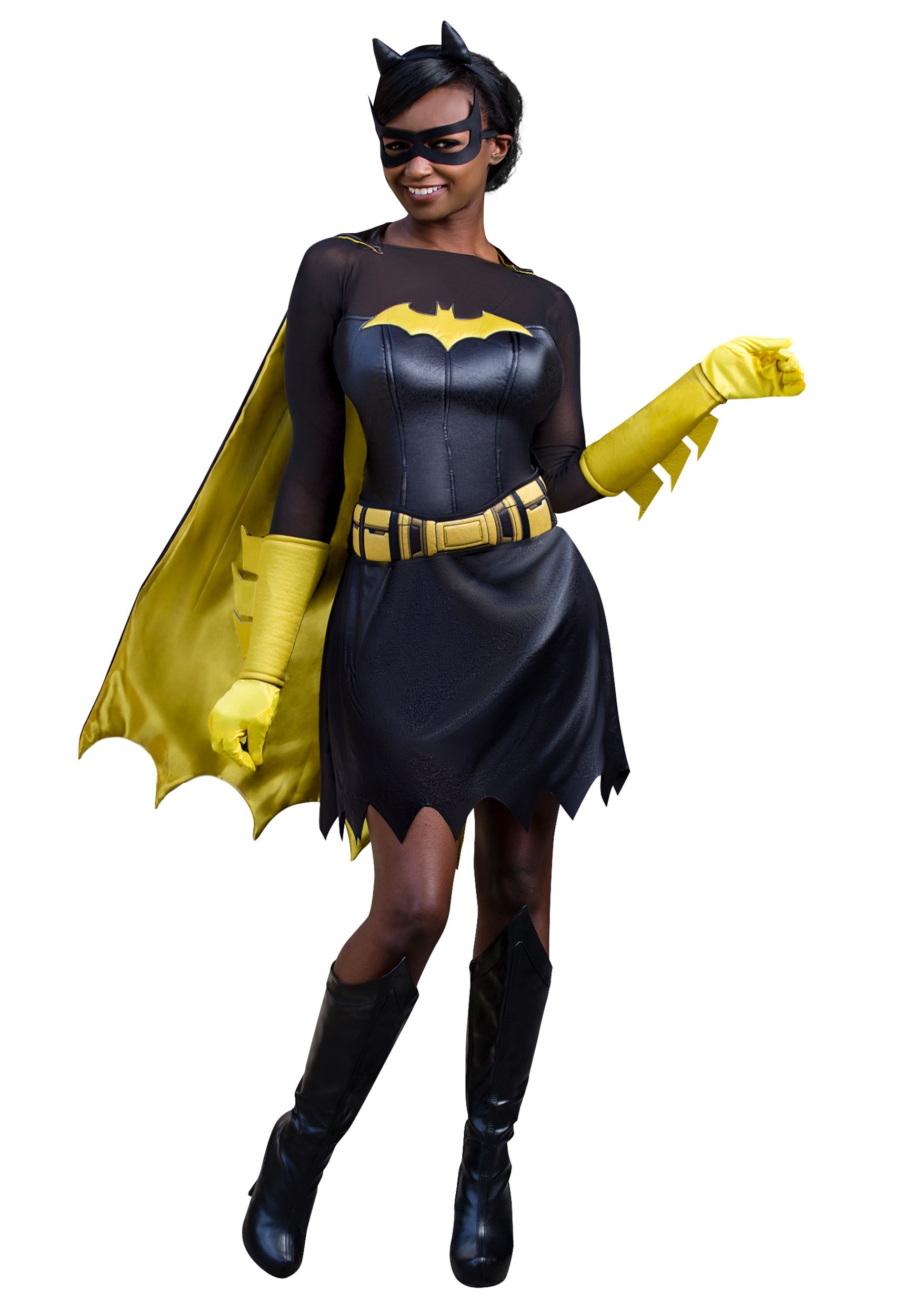 Photos - Fancy Dress Rubies Costume Co. Inc DC Deluxe Batgirl Women's Costume Black/Yellow 