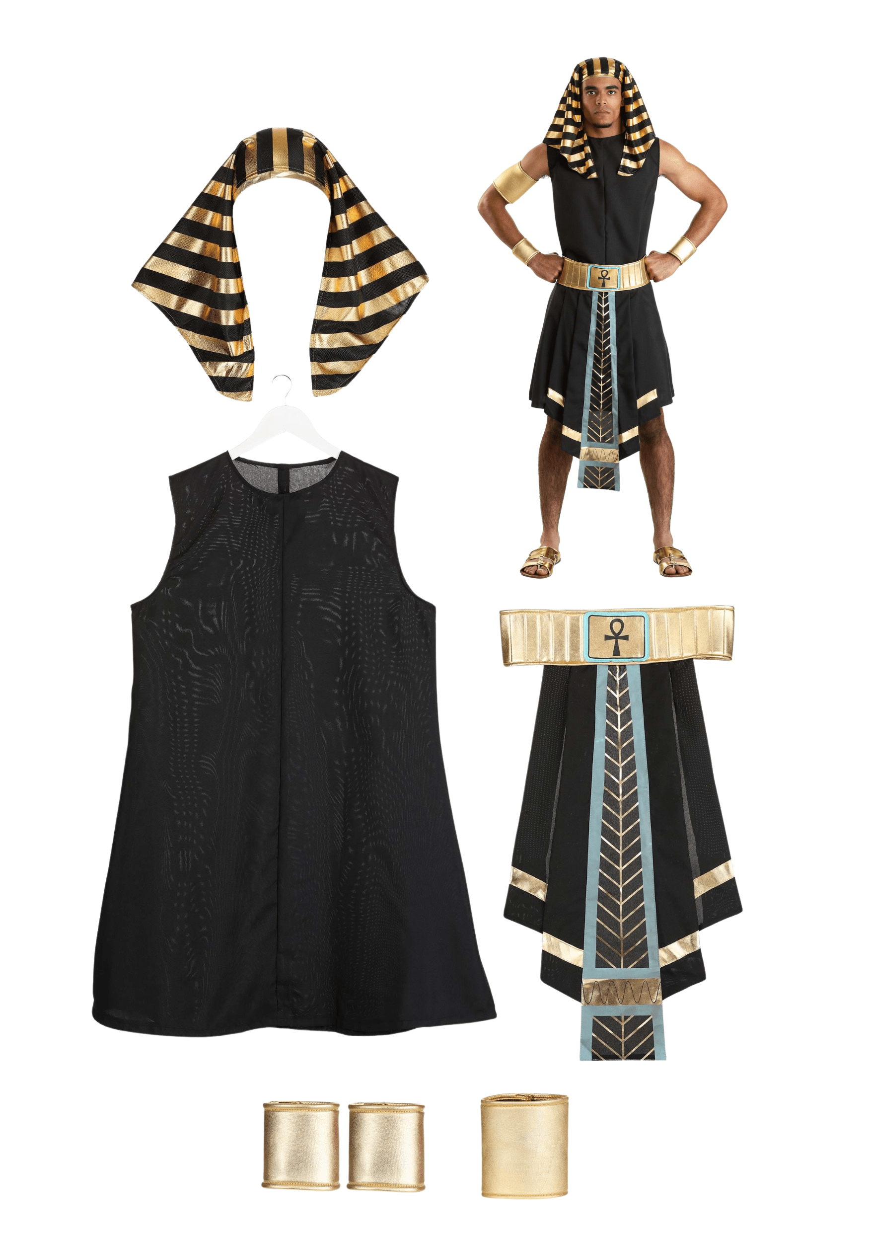 Egyptian Dark Pharaoh Costume for Men