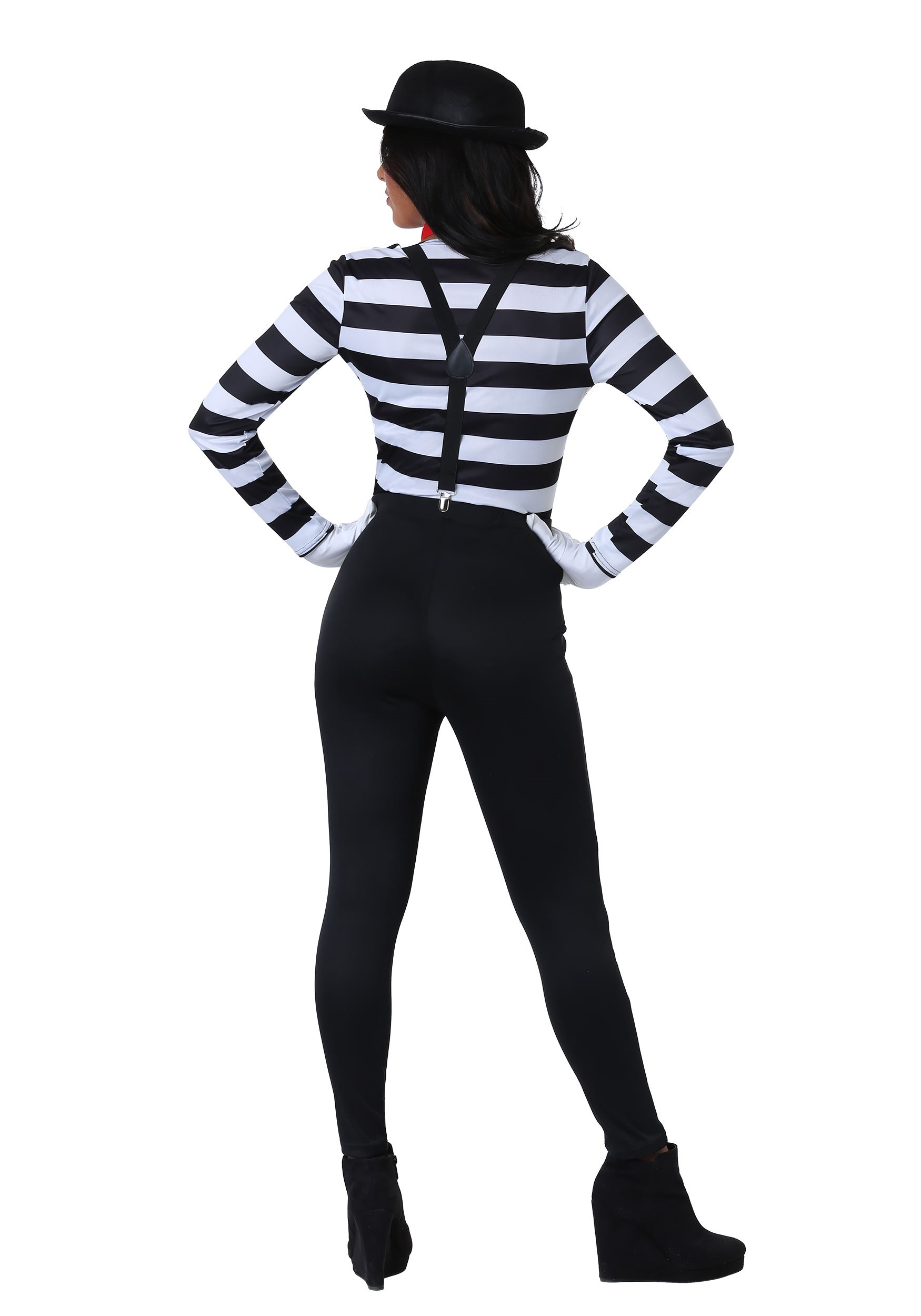 Mime cosplay. Female MIME.
