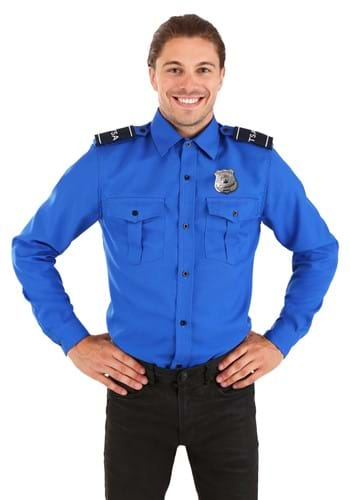 TSA Agent Blue Long Sleeved Costume Shirt