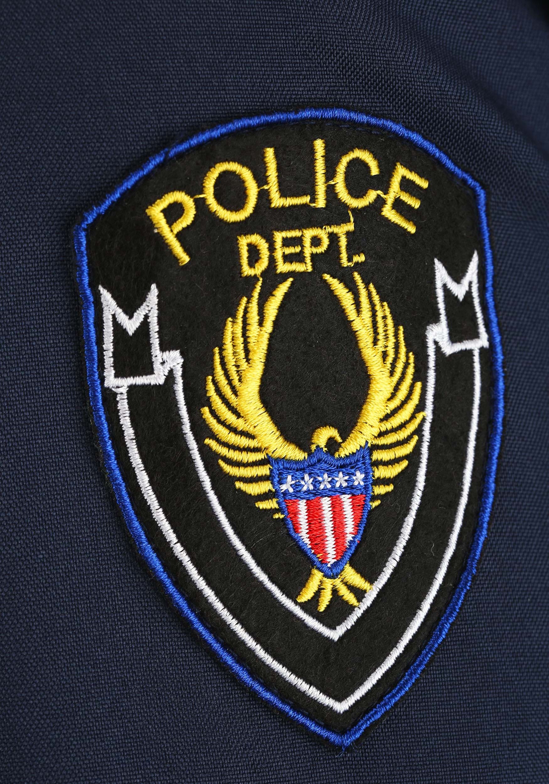 Men's Adult Long Sleeve Police Shirt