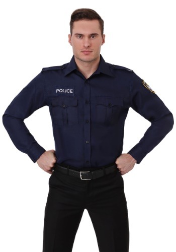 Adult Long Sleeve Police Shirt