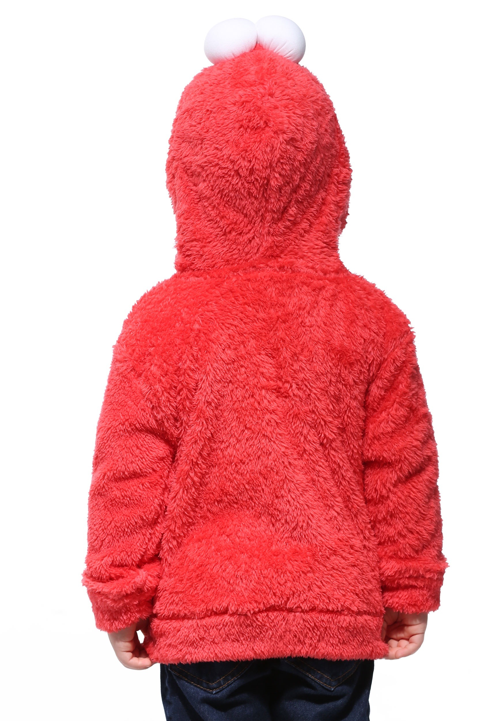 Sesame Street Elmo Faux Fur Costume Hoodie For Kids