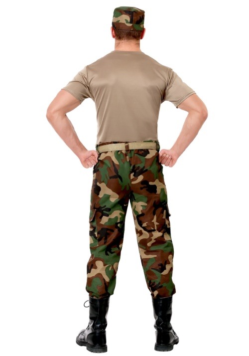 Men's Camo Soldier Costume
