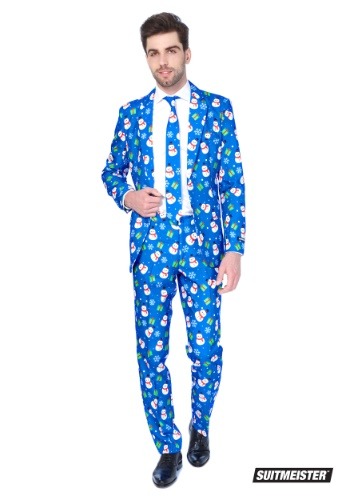 Blue Snowman Mens Suitmiester Suit