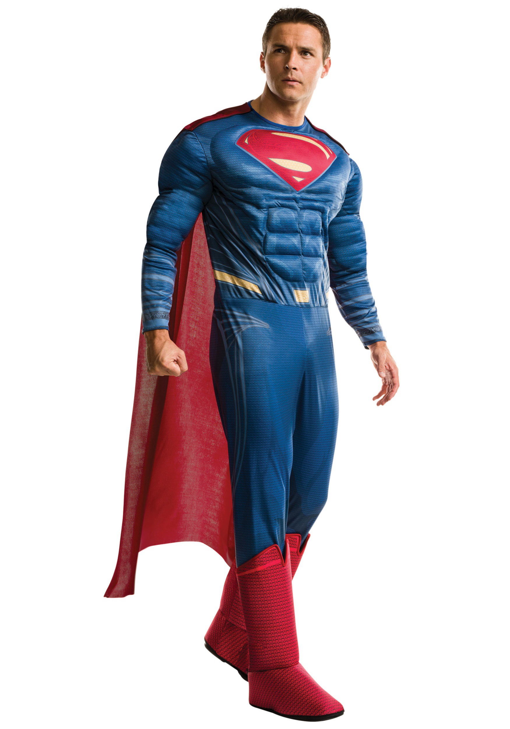 Men's Justice League Deluxe Superman Costume