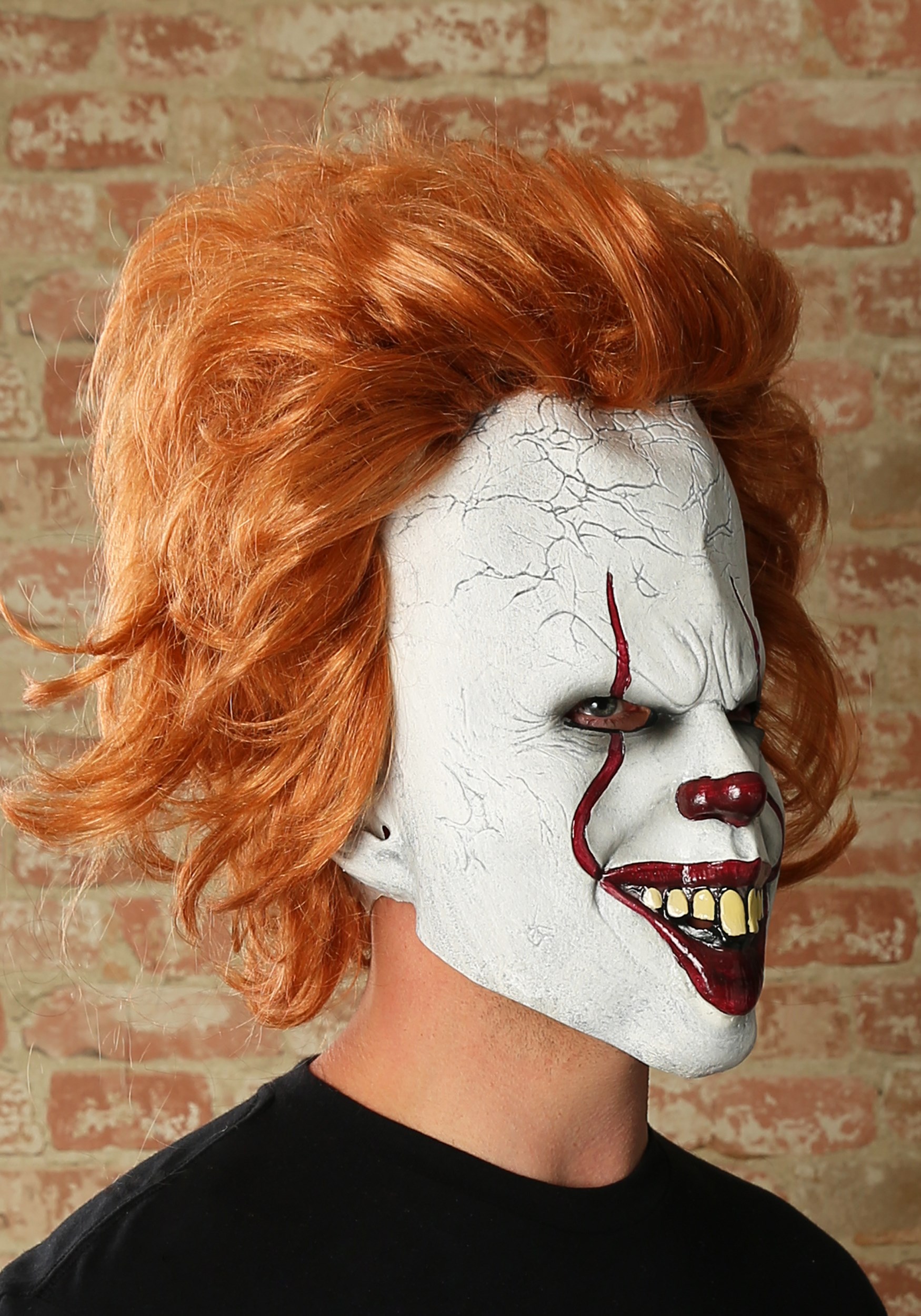 Deluxe Pennywise Adult Costume with Mask XL Details about   IT the Movie 