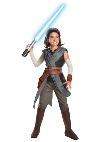 Star Wars The Last Jedi Super Deluxe Rey Kids Costume