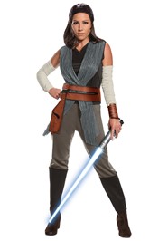 Star Wars The Last Jedi Deluxe Rey Costume For Women