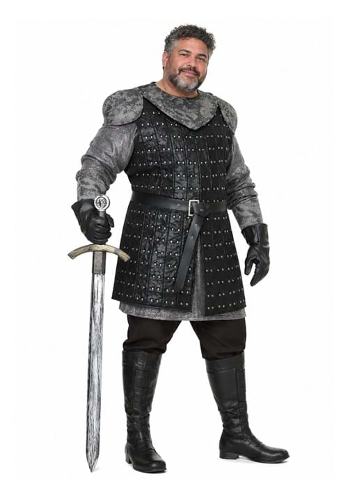 Men's Plus Size Wolf Warrior Costume upd
