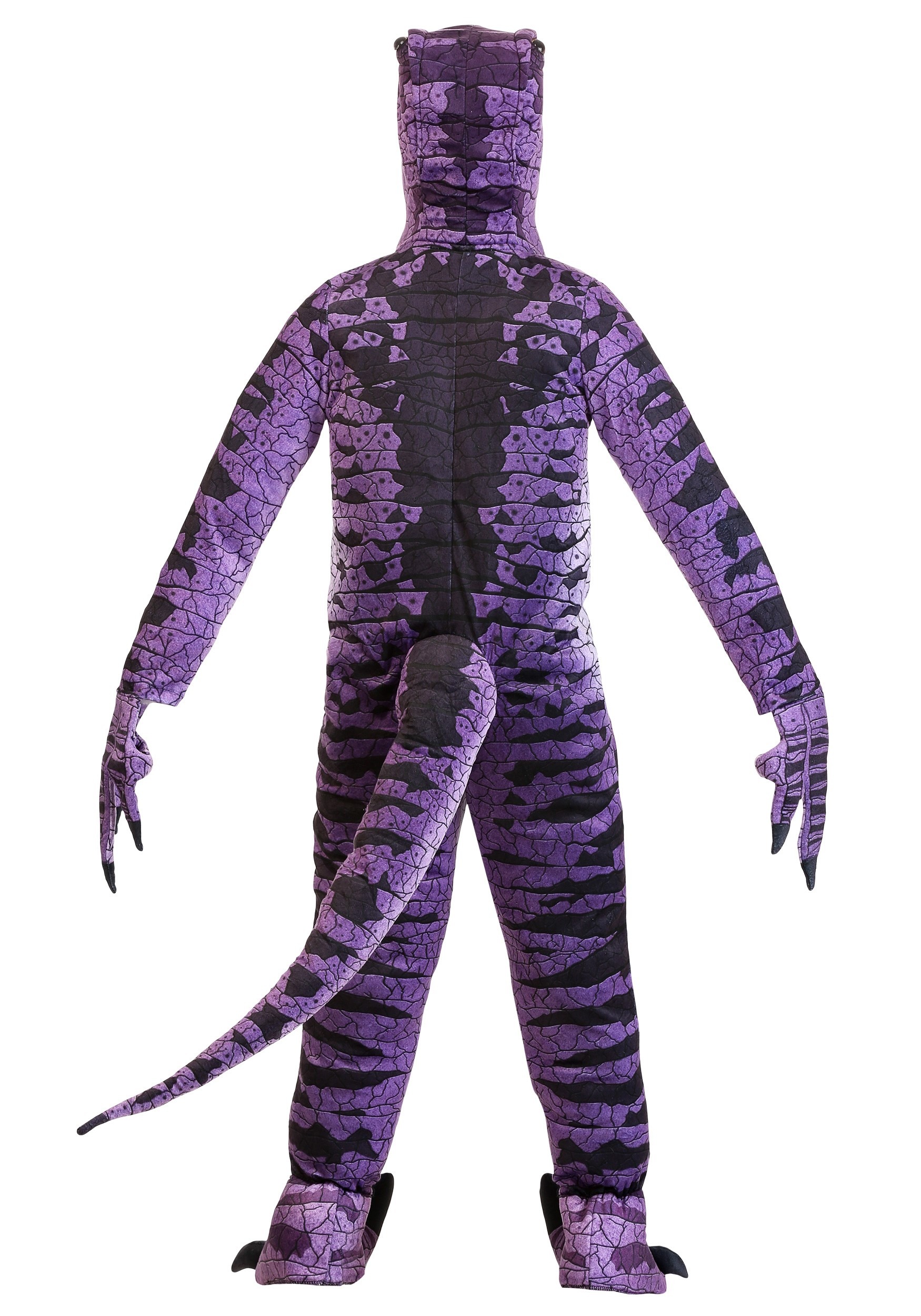 Kids Ravenous Raptor Dinosaur Costume, Size: XS, Purple