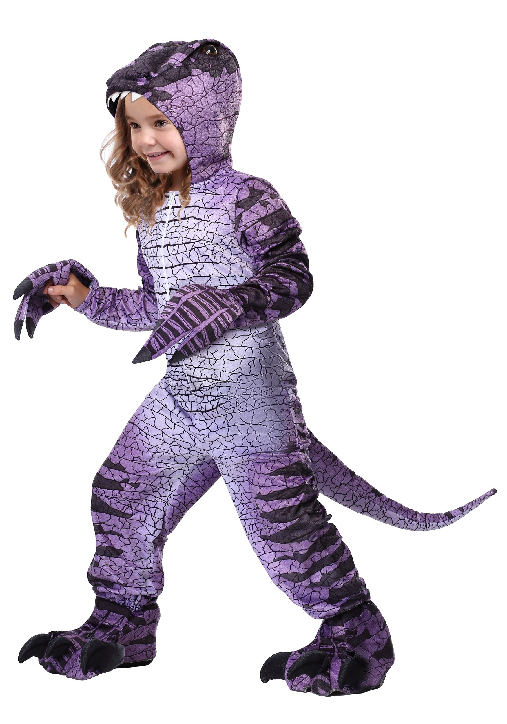 Photos - Fancy Dress Raptor FUN Costumes Ravenous  Dinosaur Costume for Kids Purple 