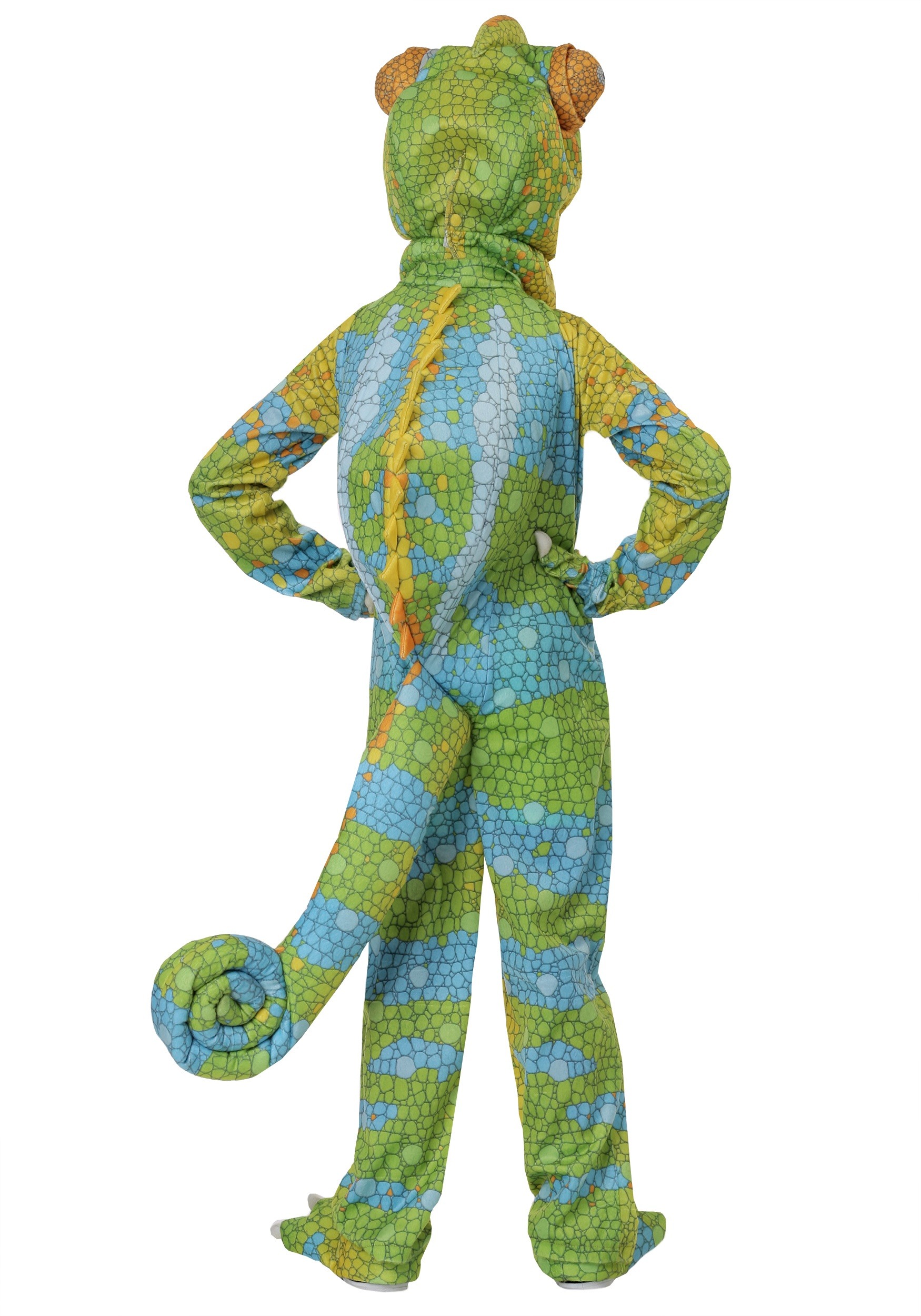 Realistic Chameleon Costume For A Child