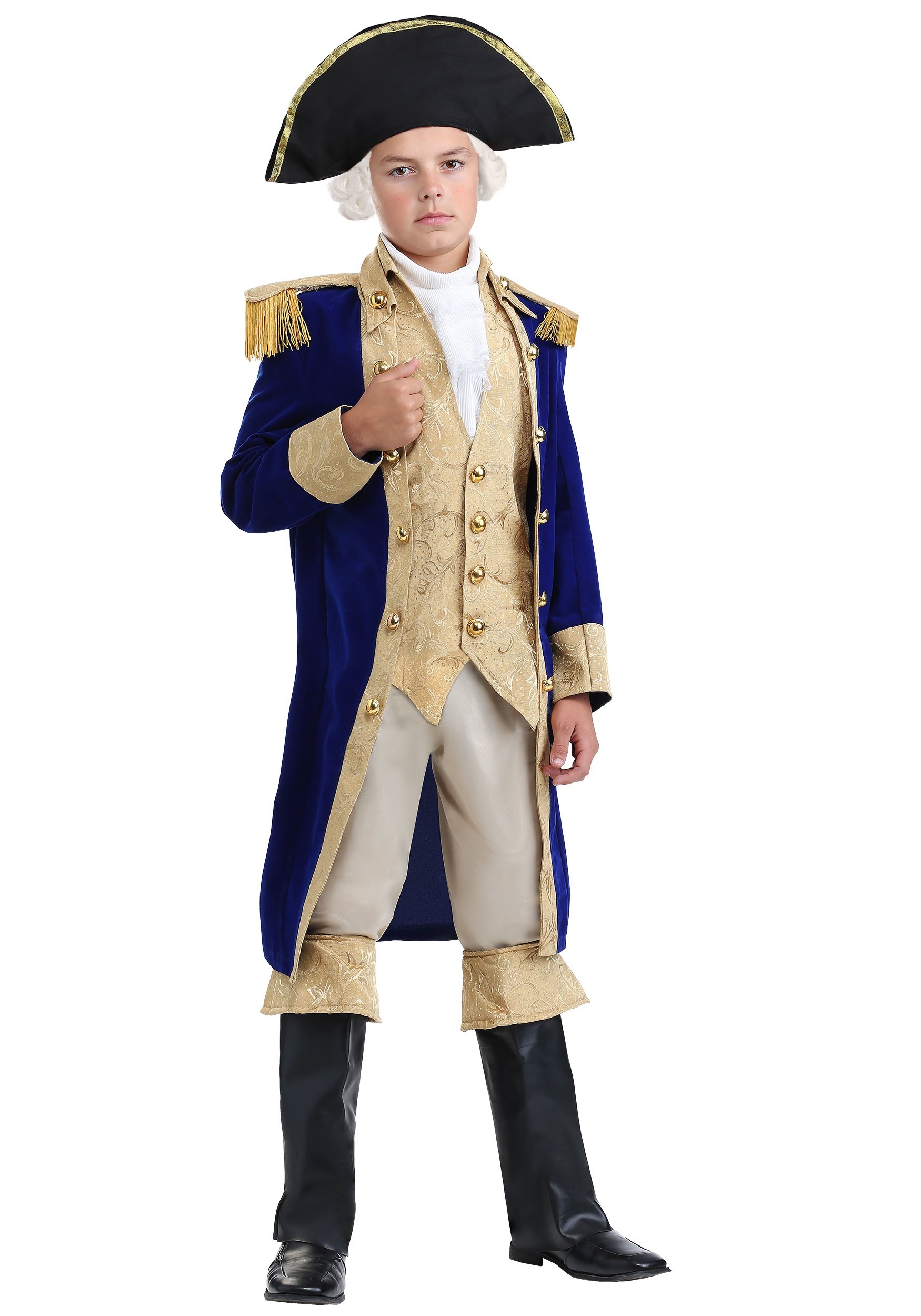 Boys George Washington Costume , Historical Figure Costume