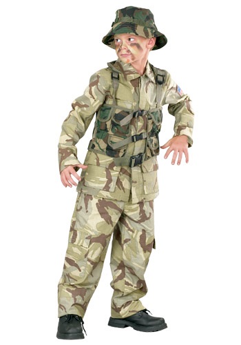 Kids Deluxe Army Ranger Costume