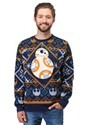 Star Wars BB8 Navy Ugly Christmas Sweater alt3