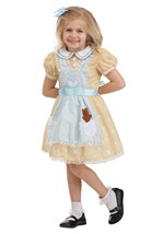 Girls Toddler Goldilocks Costume Alt 2