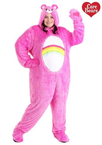 Plus Size Adult Care Bears Classic Cheer Bear Costume