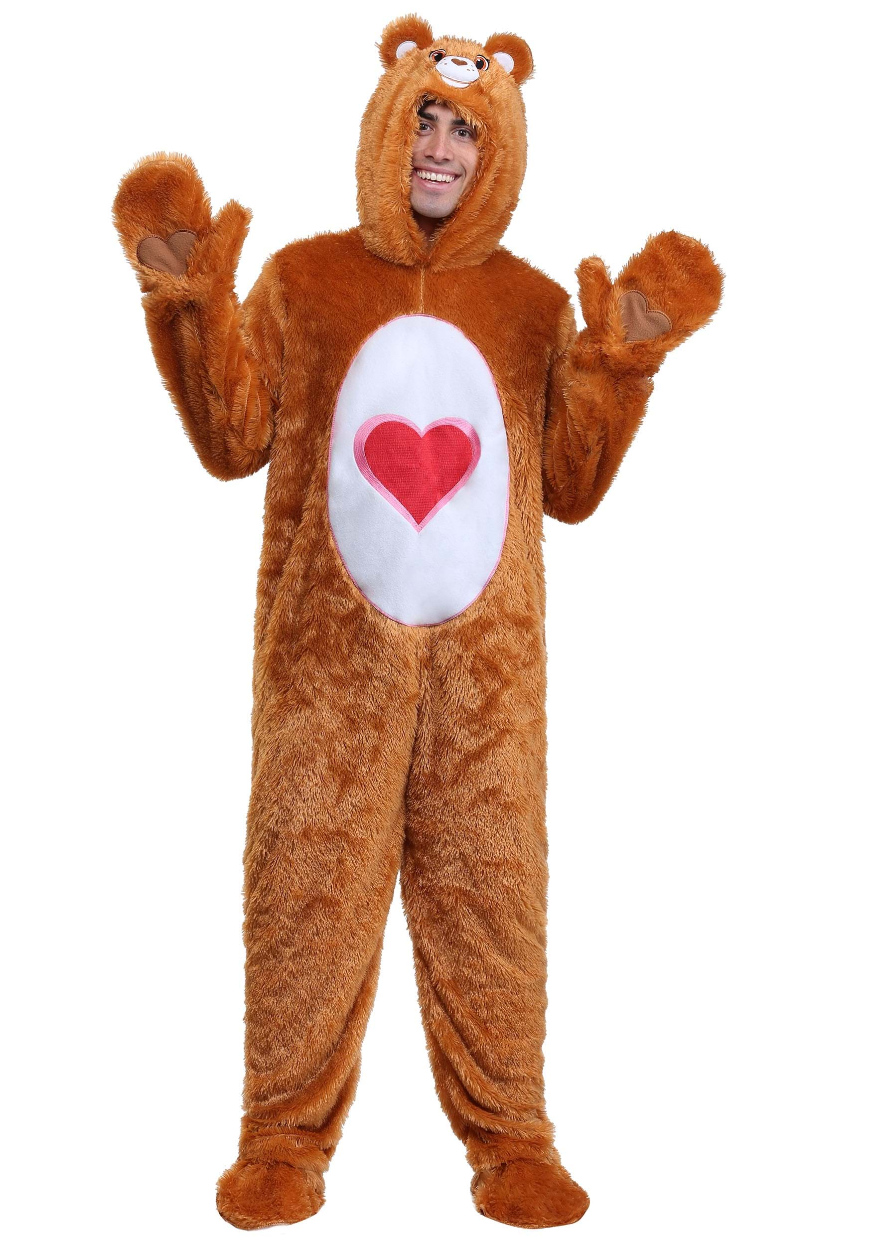 Photos - Fancy Dress Classic FUN Costumes Adult Plus Size  Tenderheart Care Bears Costume Yellow 