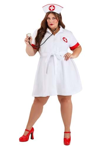 Women's Stitch Me Up Nurse Plus Size Costume