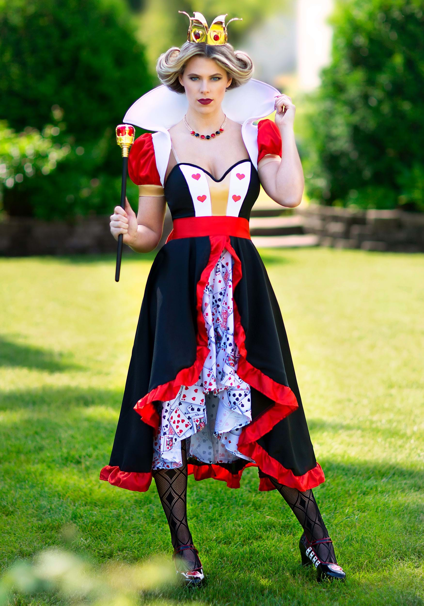 Women's Flirty Queen of Hearts Costume