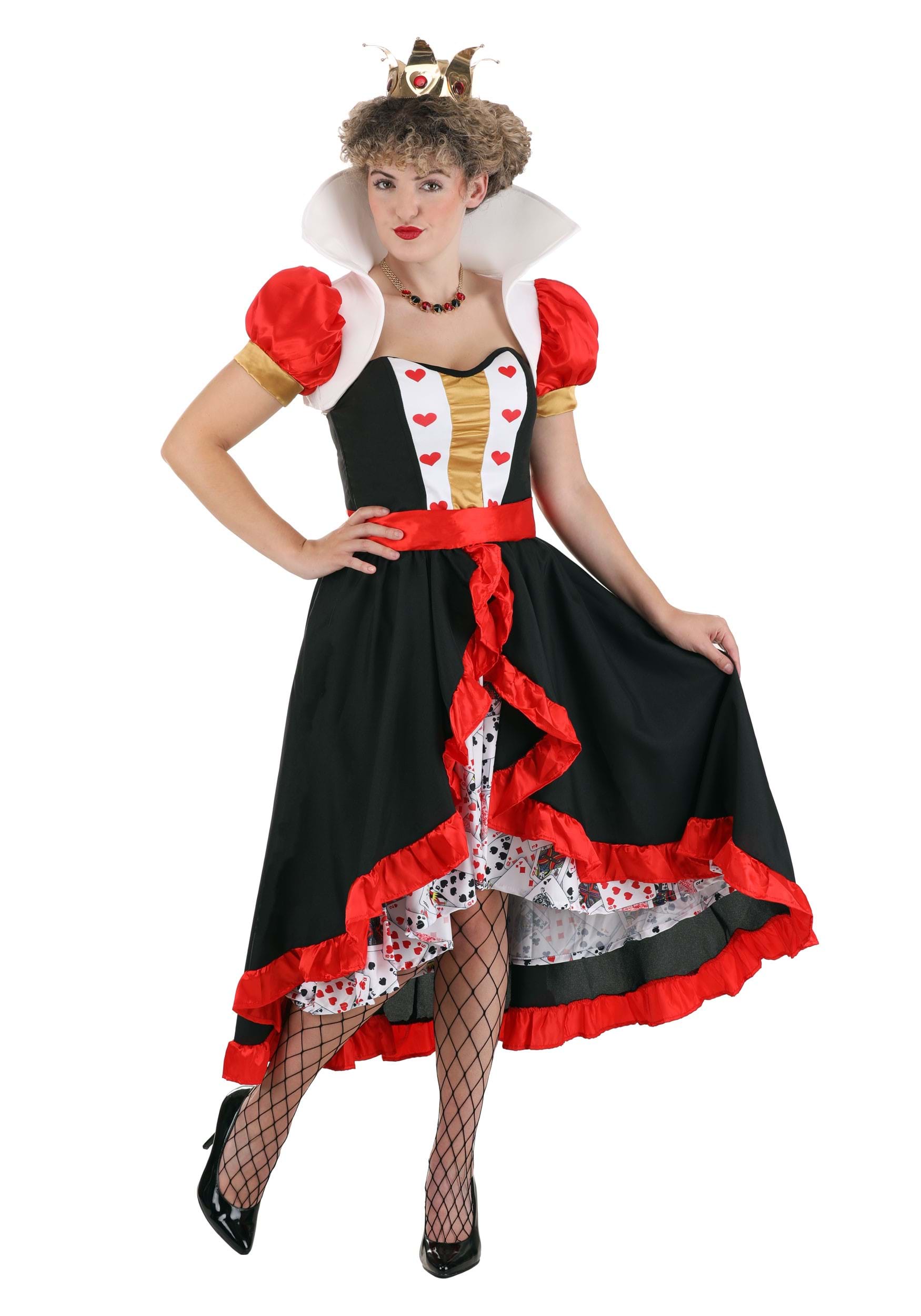 Flirty Queen of Hearts Costume for Women