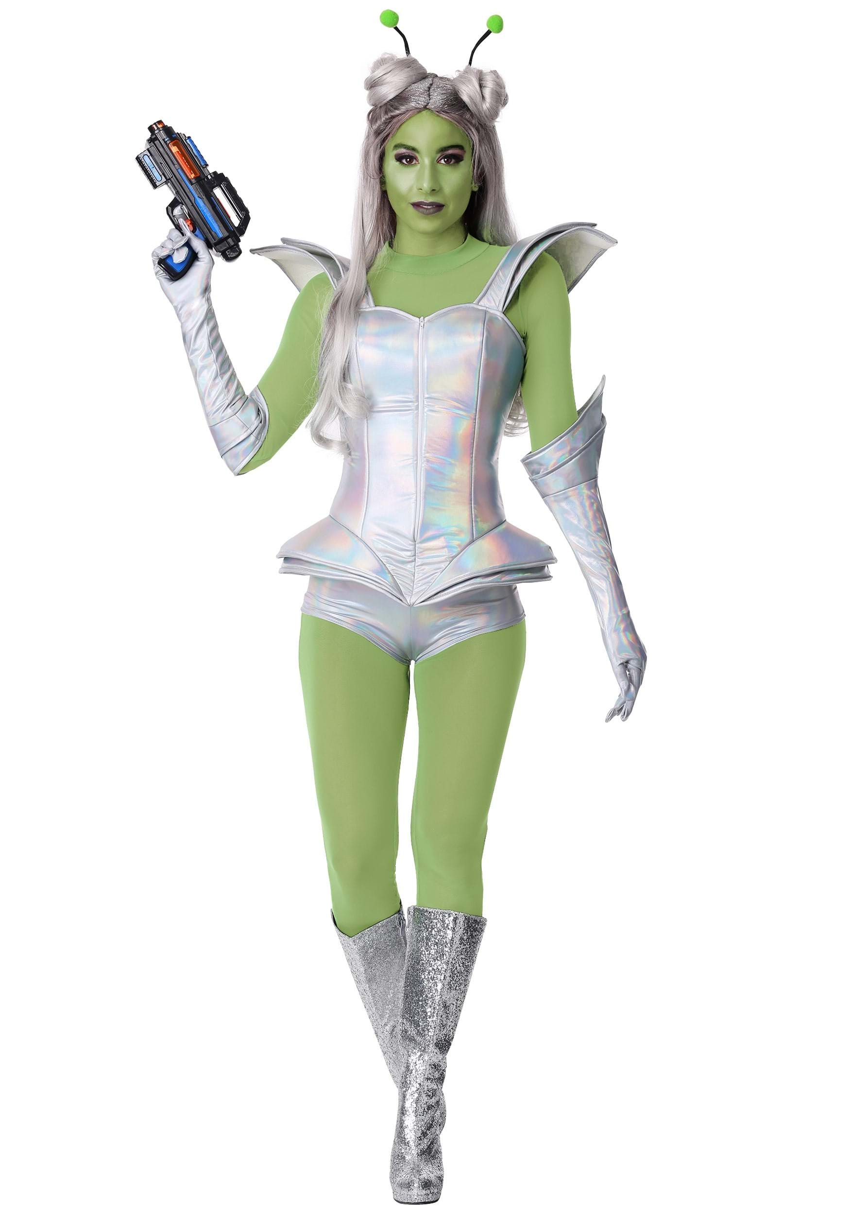 Galactic Alien Babe Costume For Women