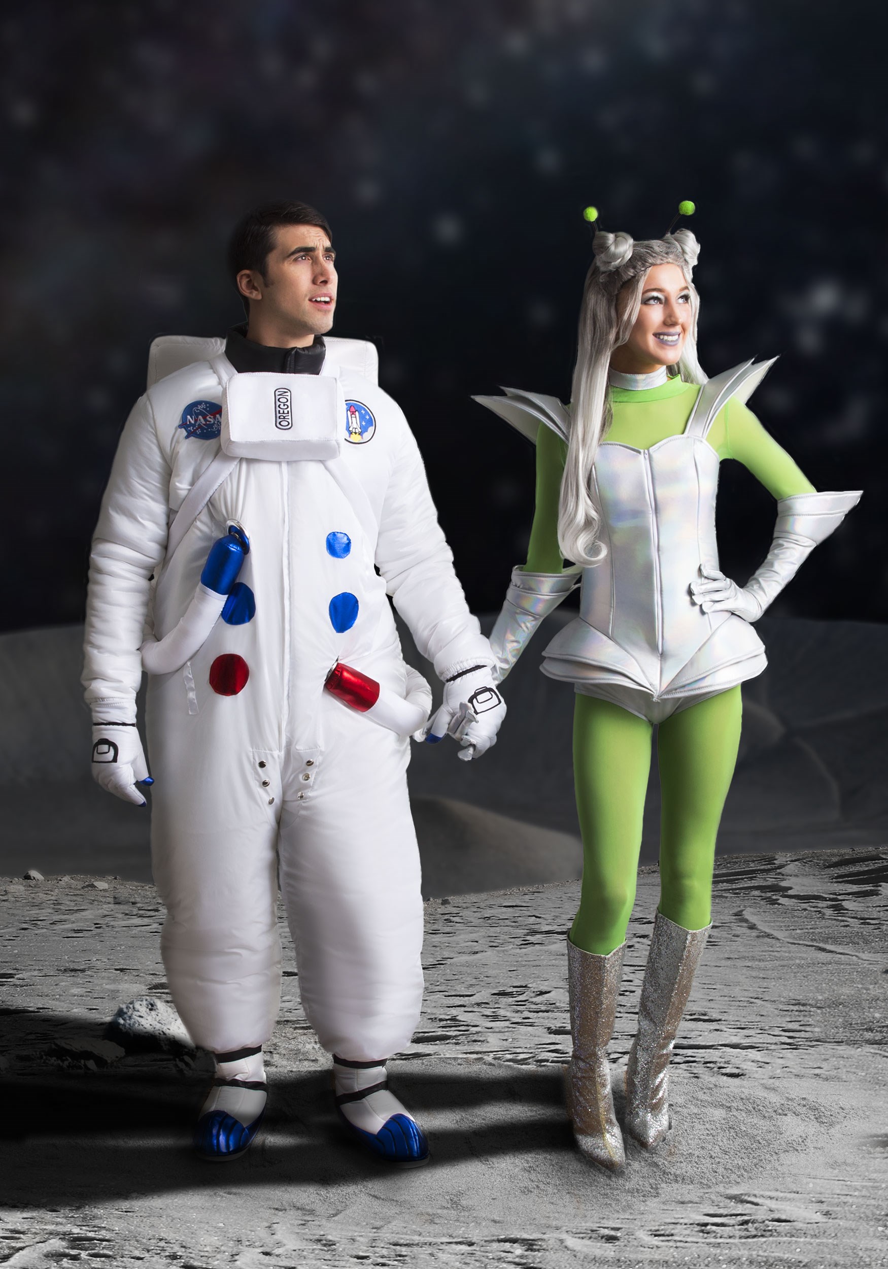 Alien And Astronaut Costume Galactic Alien Babe Costume For Women