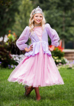 Girl's Pink and Lavender Princess Costume