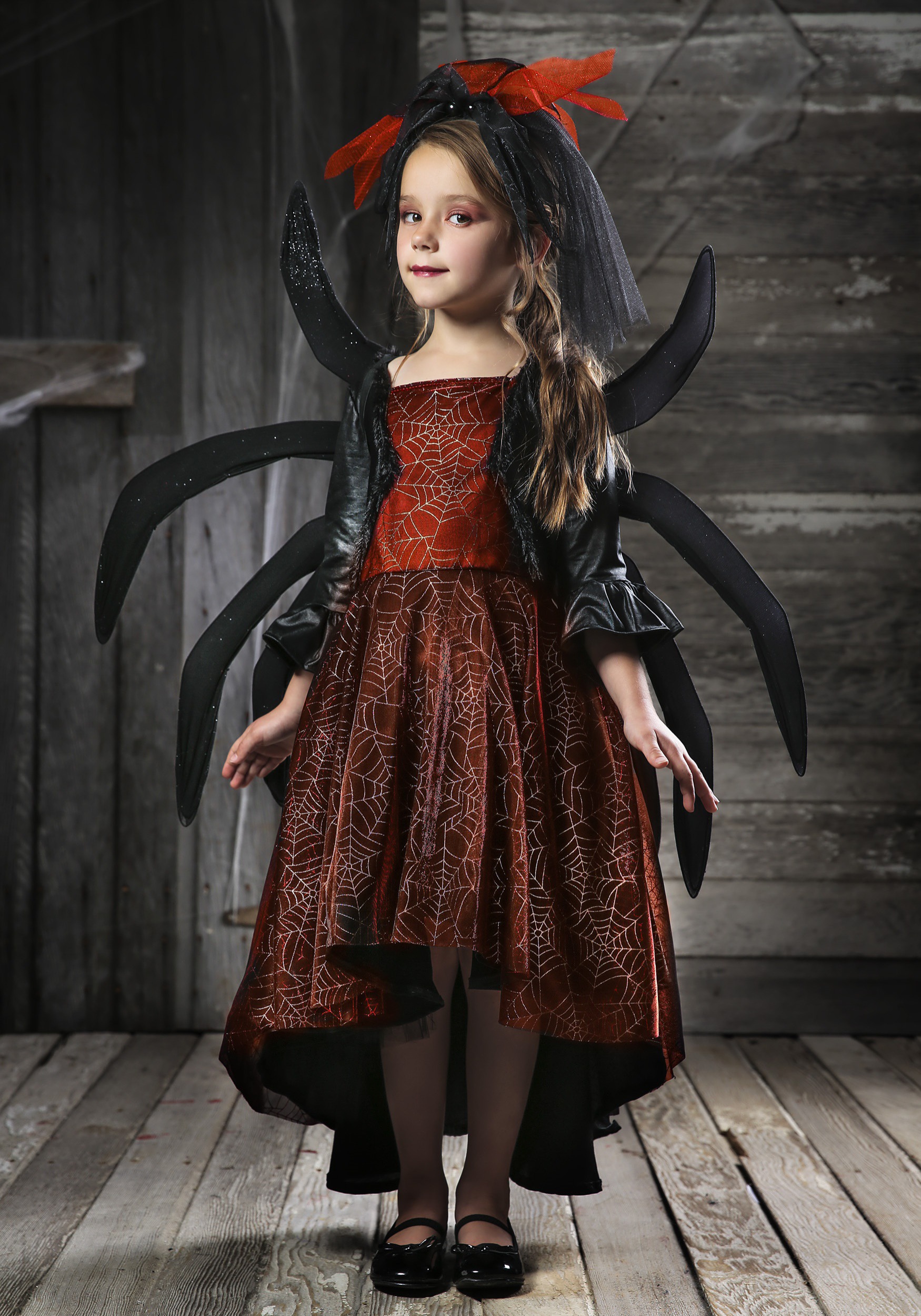 Princess Paradise Girl's Spooky Widow Dress Costume