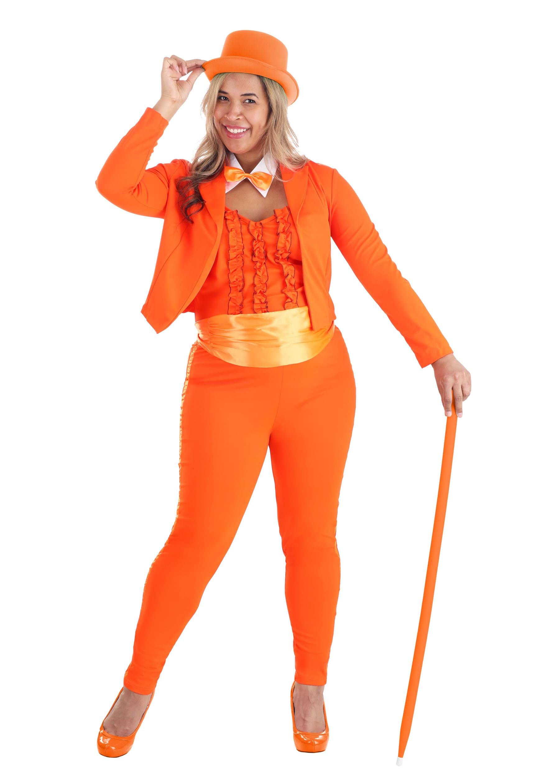 Orange Tuxedo Women's Costume