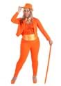Womens Orange Tuxedo Costume Alt 2