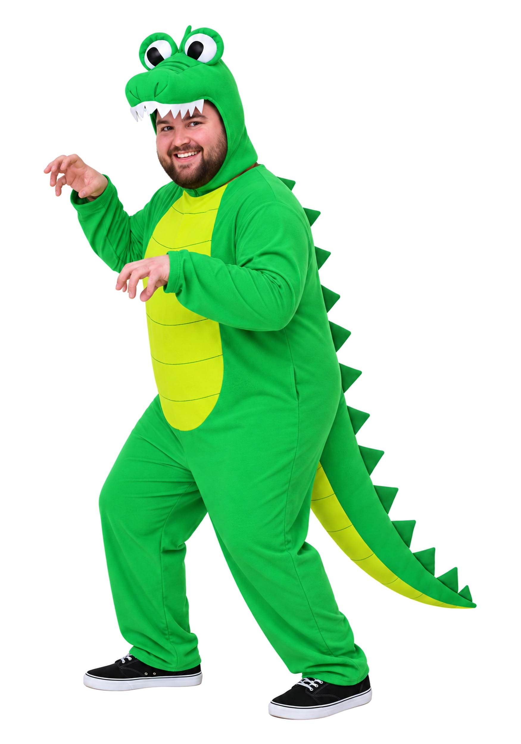 Plus Size Goofy Adult Gator Costume