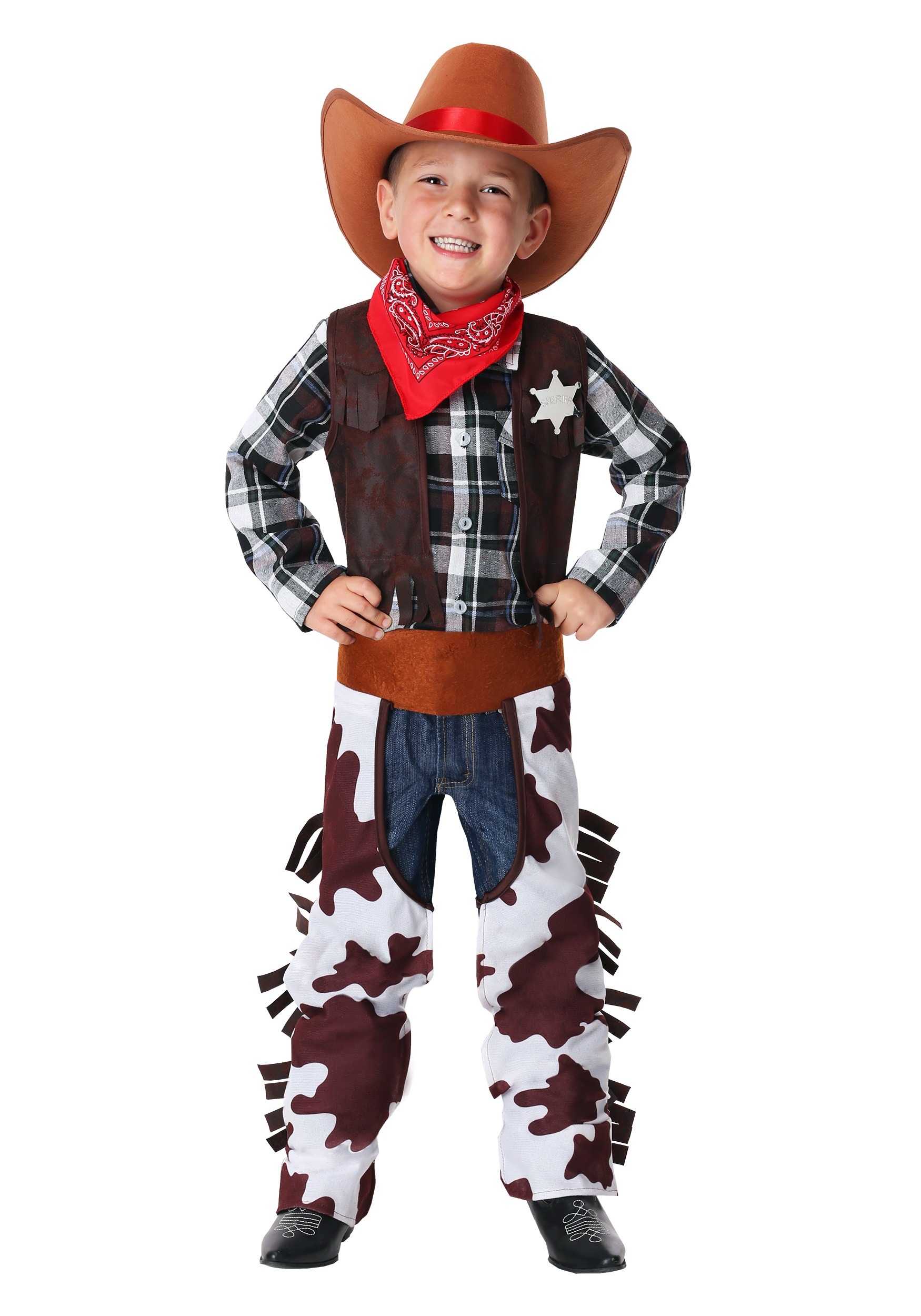 Boy's Wild West Sheriff Costume For Toddlers