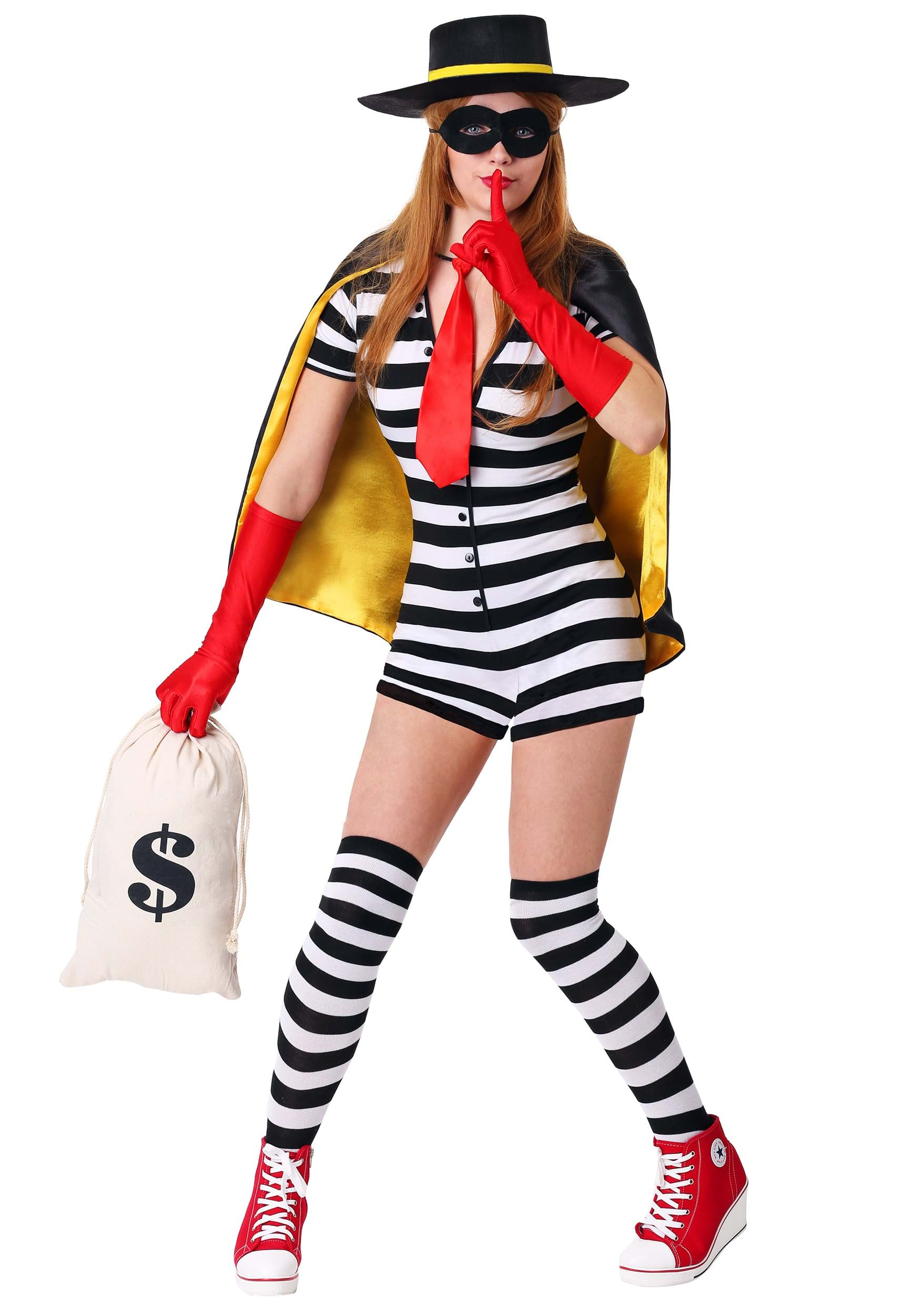 Women's hamburglar costume