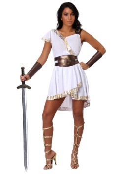 Princess Warrior Fancy Dress Women Gladiator Spartan Halloween Size 8-16 SWORD