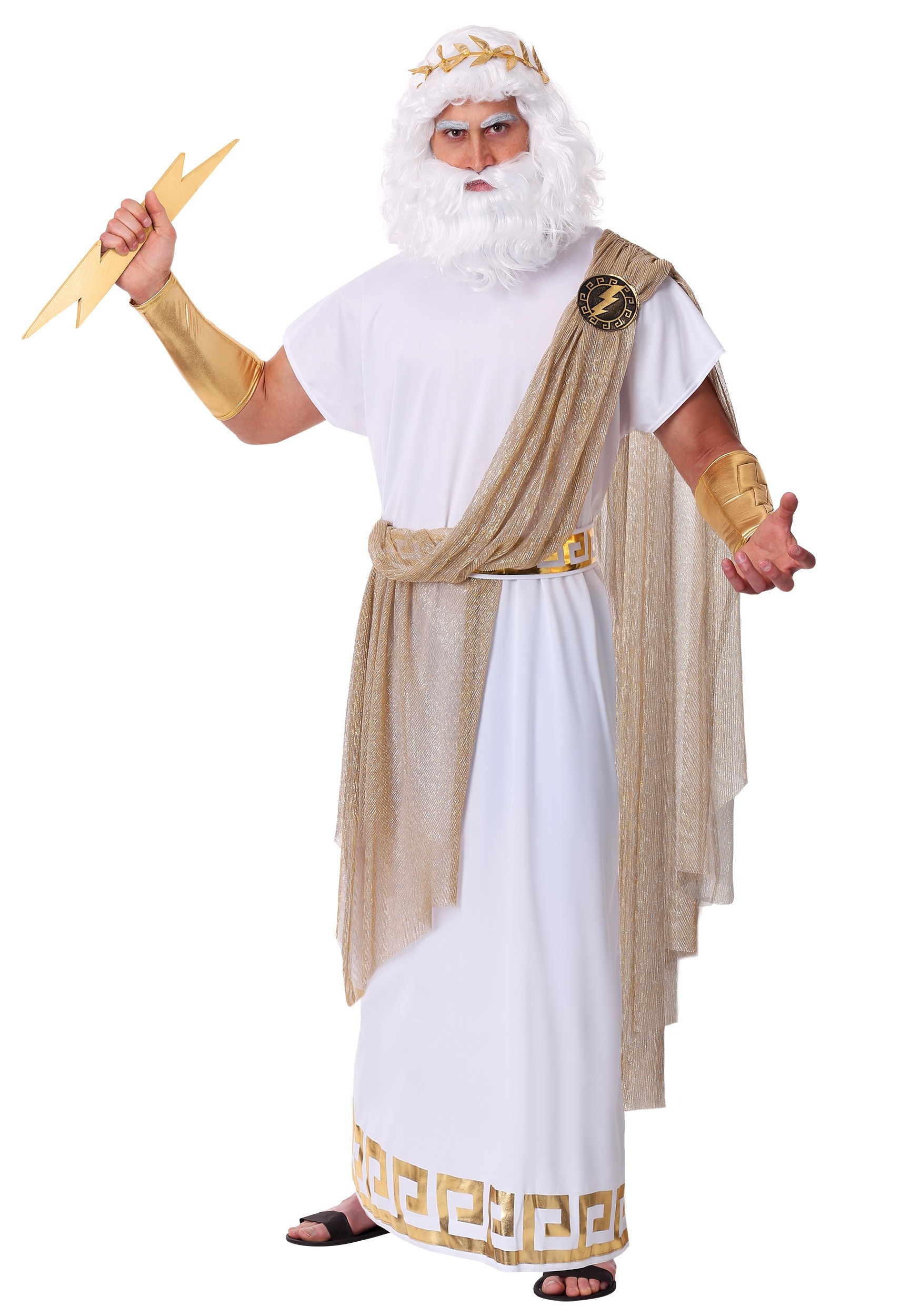 zeus costume beard